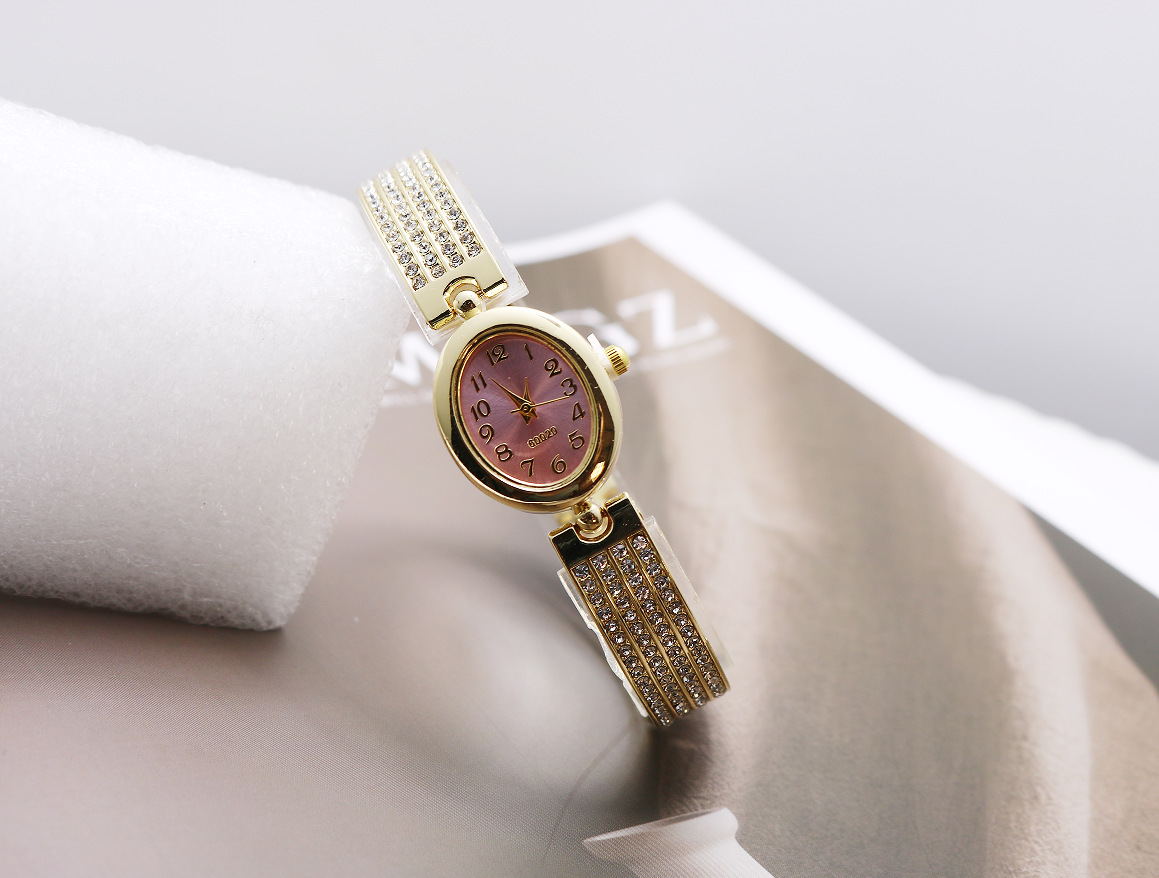 Pointer Display Type Casual Solid Color Jewelry Buckle Quartz Women's Watches