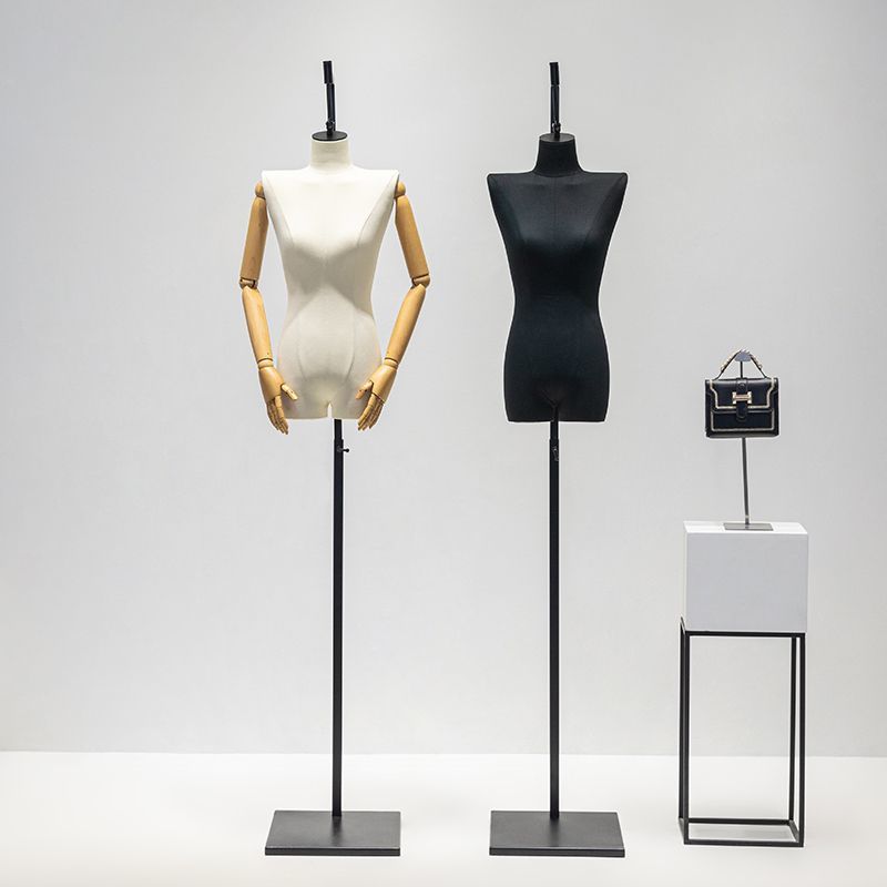 tienda de ropa de alta calidad ventana colgar modelo accesorios de mujer busto maniquí modelo de cuerpo completo