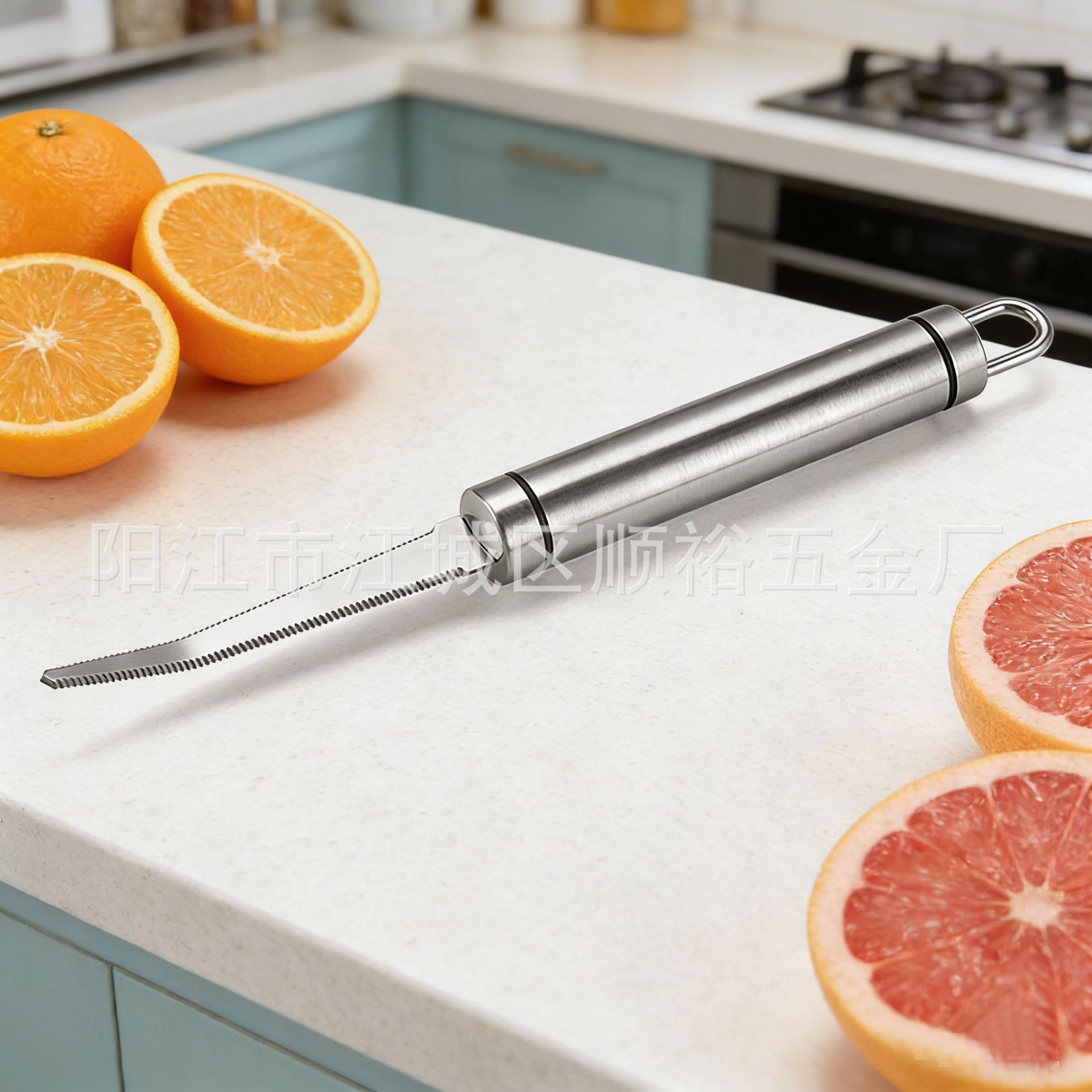 Stainless Steel Orange Peeler, Grapefruit Opener, Grapefruit Knife, Fruit Opener, Grapefruit Meat Extractor, Kitchen Salad Tool