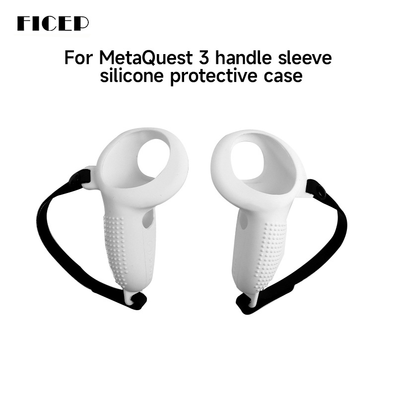 Quest3 Silicone Handle Cover Anti-Slip and Anti-Fall Protective Cover Anti-Sweat Signal Unobstructed Vr Handle Digital