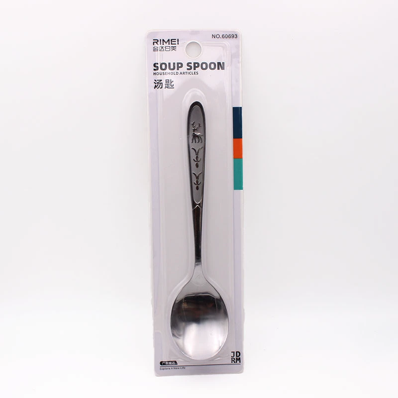 Manufacturer Kim Da Mei Spoon Stainless Steel 60663 round head spoon soup spoon spoon spoon spoon spoon tableware batch