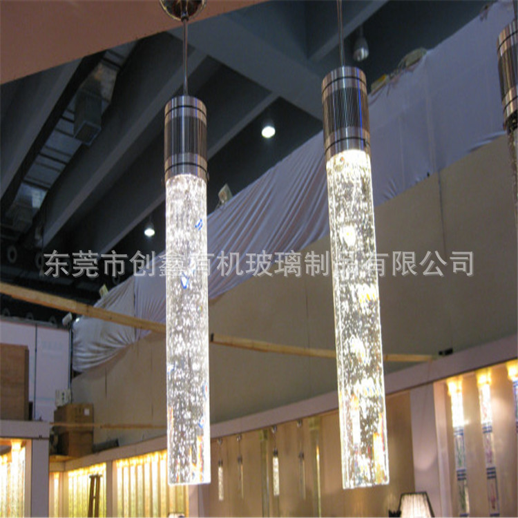 透明 气泡 有机玻璃棒，压克力棒  亚克力棒导光柱 七彩灯饰批发