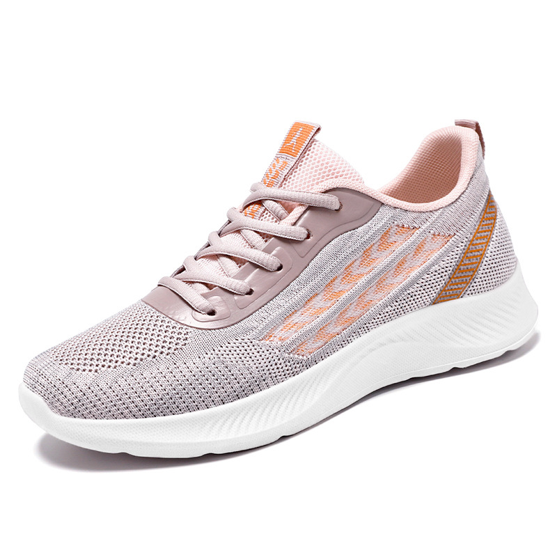 Zapatos mujer verano nuevo estilo transpirable casual zapatos individuales malla zapatos de mujer suela blanda pies no apestosos tendencia zapatos deportivos para mujeres