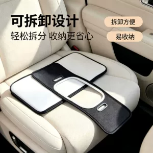 New in-car storage organizer, white passenger-side car storage box with multiple compartments, wholesale car storage boxes