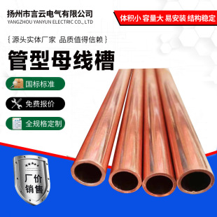 Tube Type Busbar 10KV35KV Closed Joint Busbar Row High and Low Pressure Full/half Shielded Insulated Copper Tube Busbar Groove