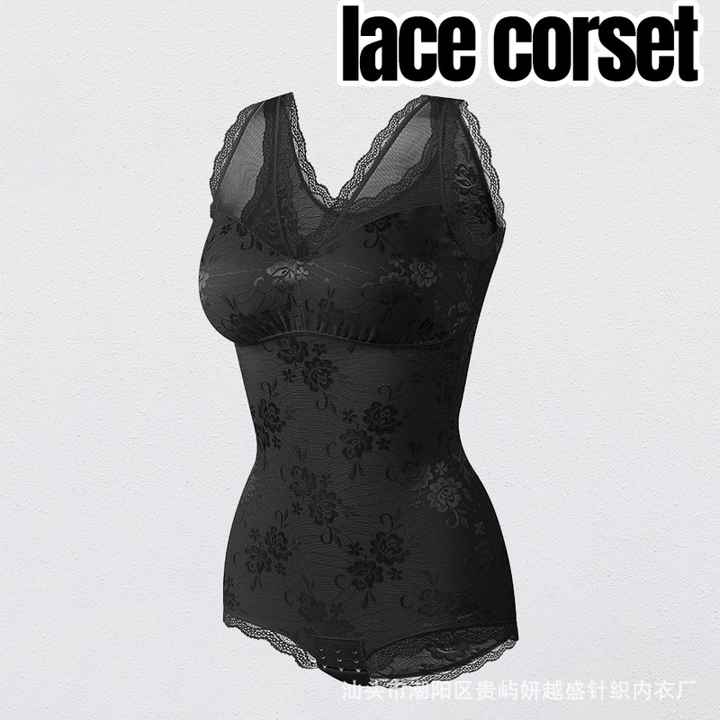 跨境热销排扣塑身连体衣女大码收腹提臀corset shapewear束身衣|undefined