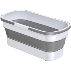 444Z wholesale Xinjiang wholesale large folding mop bucket rectangular with pulley mop single bucket 50 cm