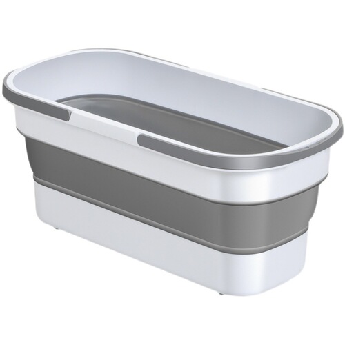 444Z wholesale Xinjiang wholesale large folding mop bucket rectangular with pulley mop single bucket 50 cm