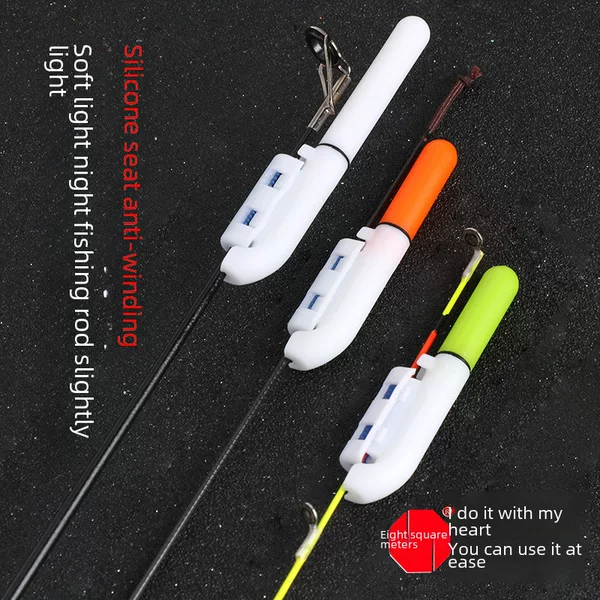 New Waterproof Electronic Fishing Rod Tip Light for Night Fishing, Hand Rod Light, Raft Rod Light, Luminous Stick, Fishing Alarm Strobe