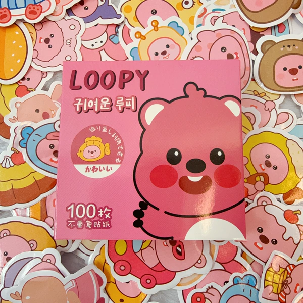 Little Beaver [100 material stickers per box]