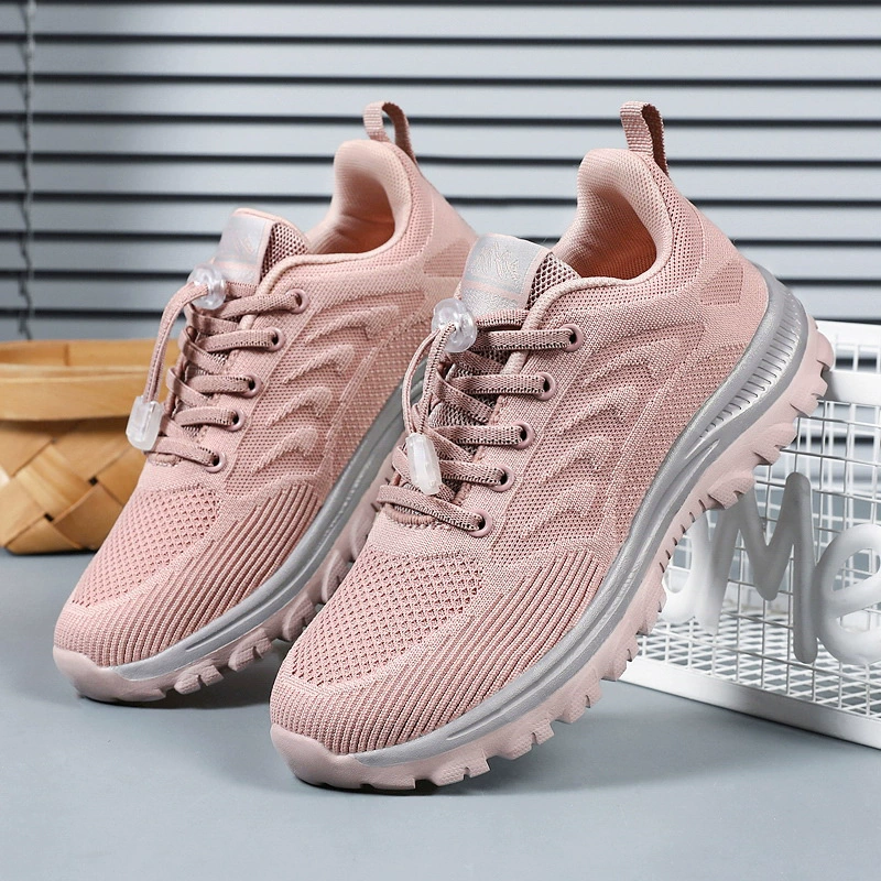 Брендовая женская обувь для пожилых людей, лето 2024, легкая дышащая сетчатая повседневная спортивная обувь для мам, прогулочная обувь для среднего и пожилого возраста
