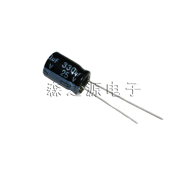 电解电容 25V 330UF 25V330UF 体积8*12MM