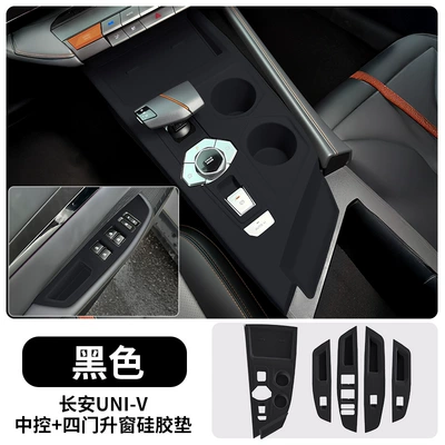 Other Automotive Interior Supplies: Eado Univ Center Console Silicone - changan-univ-central-control-pad-window-lift-pad-black-model