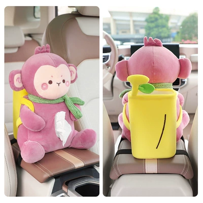 Car tissue box/set – duck car armrest box tissue