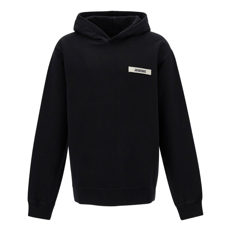 In-Stock 2025 Early Autumn Trendy Men's Hooded Sweatshirt, American-Style Loose Jacquemus Long-Sleeve Sweatshirt, Unisex