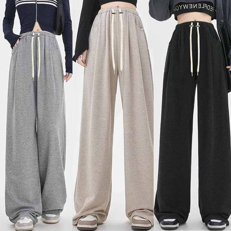 Customized Maternity Wear Trending Drawstring Pig Nose Buckle High-Waisted Pre and Post-Pregnancy Fashionable Wide-Leg Pants Customized Maternity Wear Trending Drawstring Pig Nose Buckle High-Waisted Pre and Post-Pregnancy Fashionable Wide-Leg Pants
