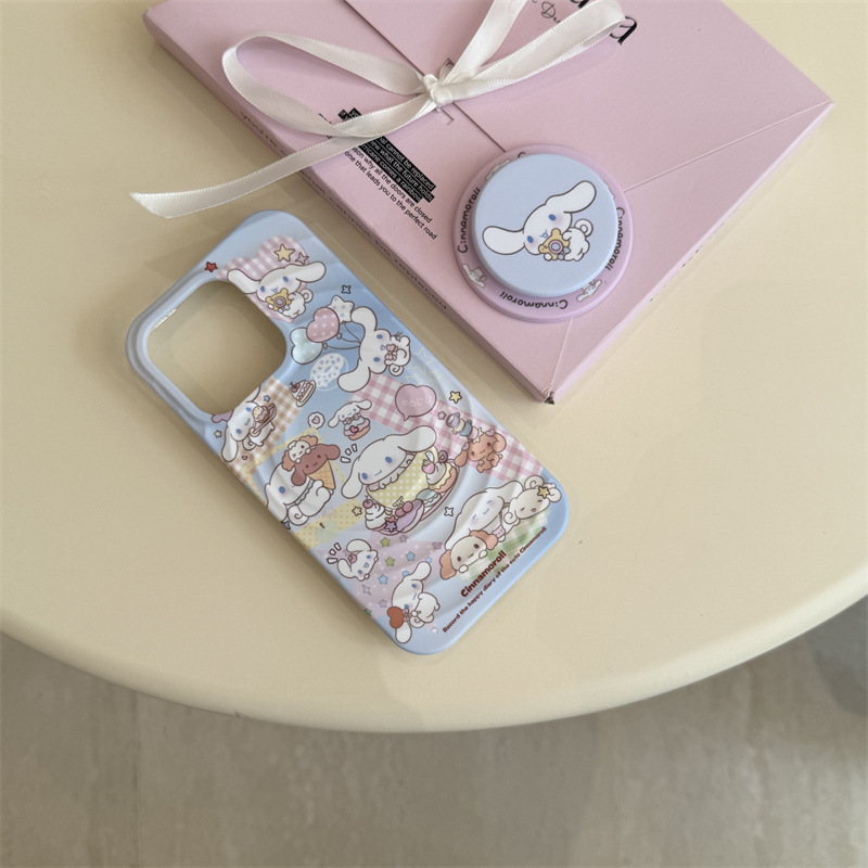 卡通布丁狗玉桂狗磁吸支架适用iPhone17苹果16ProMax/15/14手机壳|undefined