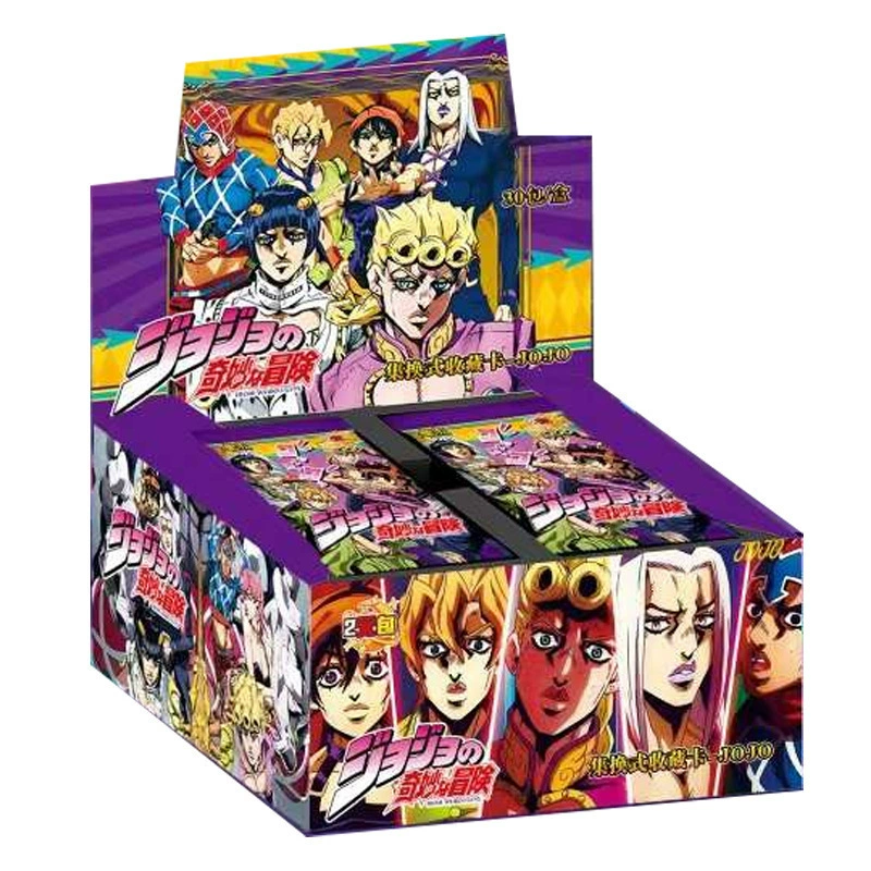 集卡 JOJO's Wonderful Adventure Карточный набор Обмен Коллекция предметов роскоши Карты аниме периферийные слепые коробки Твердыe карты