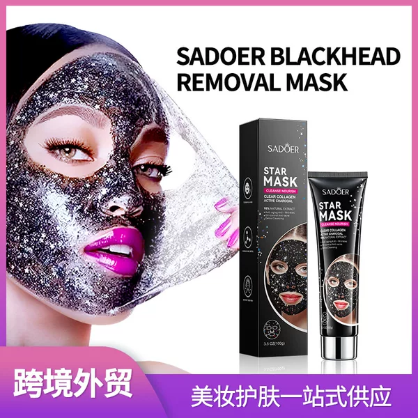 Full English tear mask SADOER star tear clean blackhead mask cross-border foreign trade factory direct sales