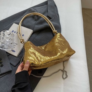 [1771 People Collected] Cross-Border 2024 New Popular Colorful Bags for Women, Fashionable and Versatile Shoulder Underarm Bags Korea