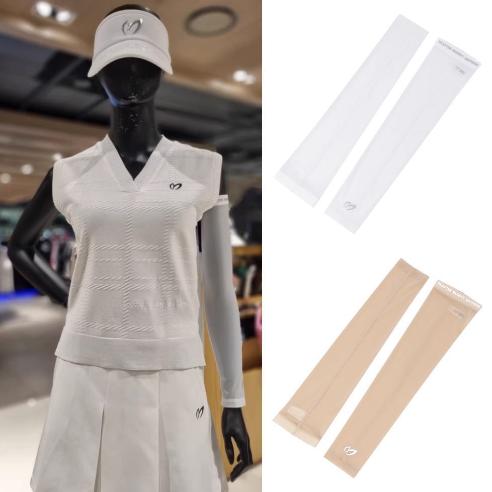 Korean Original Golf Accessories Summer Women's Ice Silk Quick-Drying Lightweight Arm Sleeves Sun Protection Uv Protection Sleeves