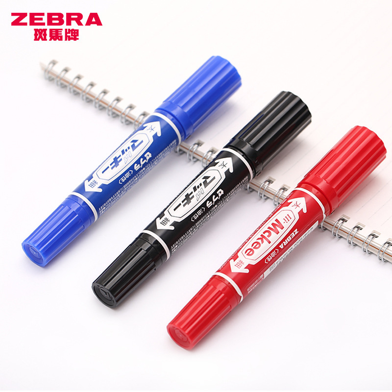 ZEBRA日本斑马MO-150-MC 斑马油性记号笔 斑马大双头记号笔物流笔