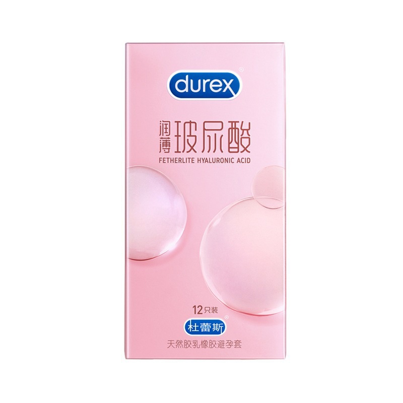 Condón Durex delgado ácido hialurónico ultra delgado condón pequeño depósito 3 12 artículos sexuales para adultos