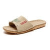 Summer slippers, footwear indoor for beloved, non-slip slide