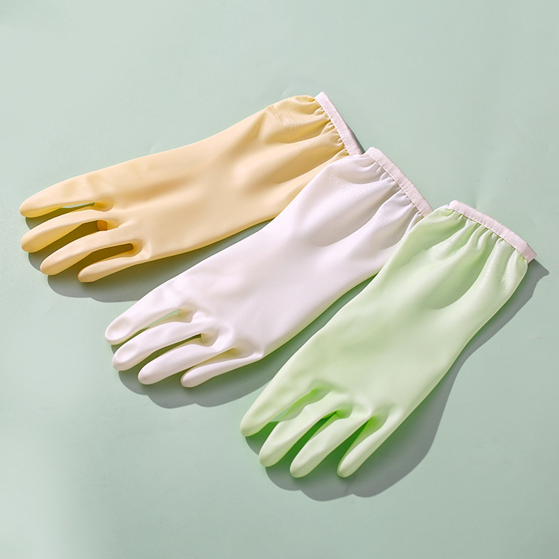 洗碗手套女耐用型家用厨房乳胶清洁家务洗衣服橡胶皮防水干活加厚|undefined
