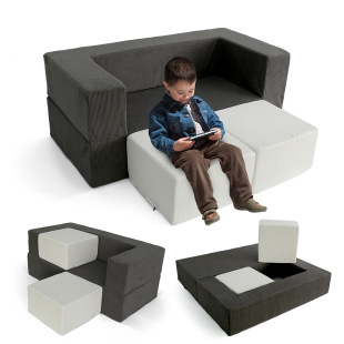 Amazon's Same Comfortable Reading Children's Sofa Toy Indoor Building Block High Resilience Sponge Compression Combination Sofa