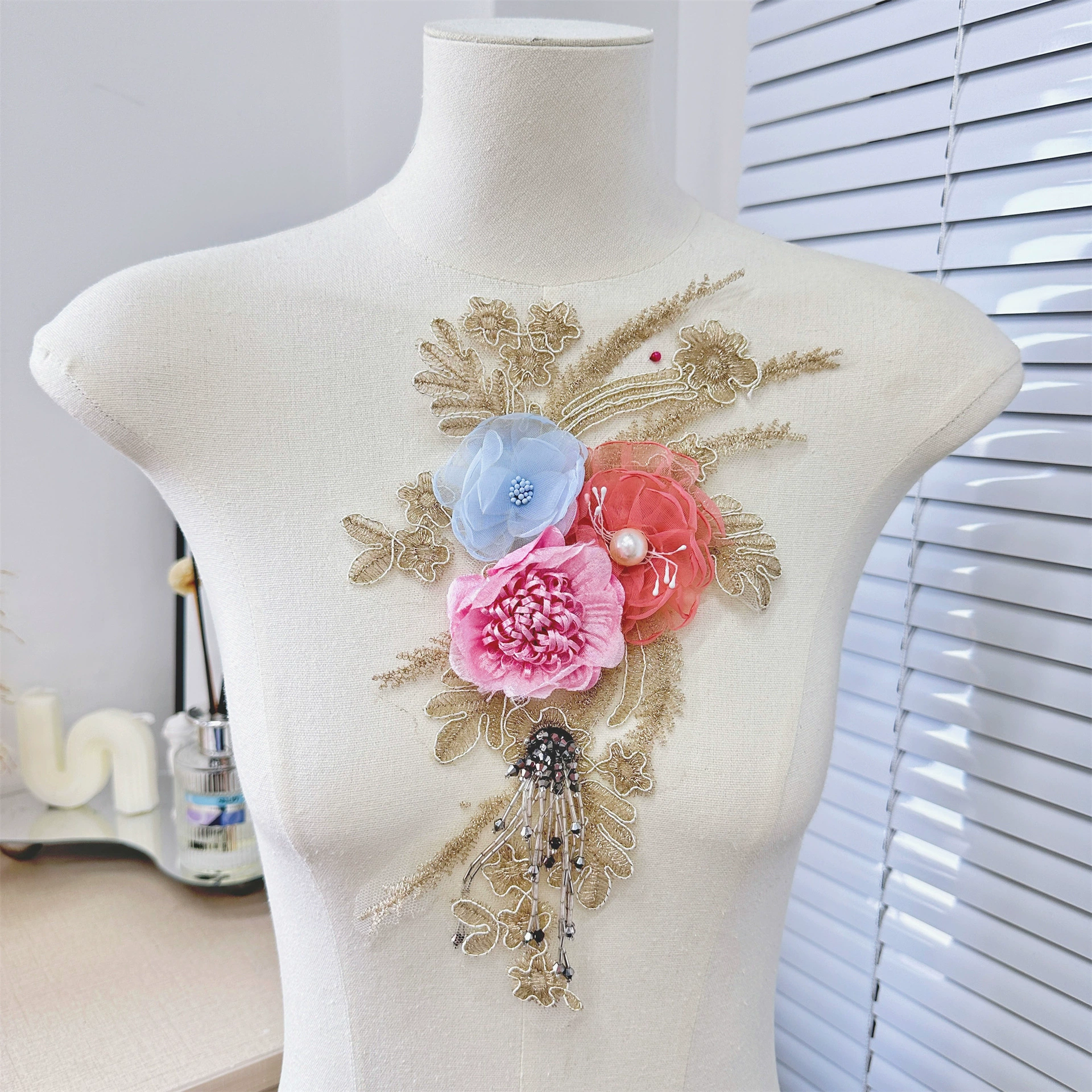 Lace sticker, fashionable wedding dress lapel pin, new collection, wholesale