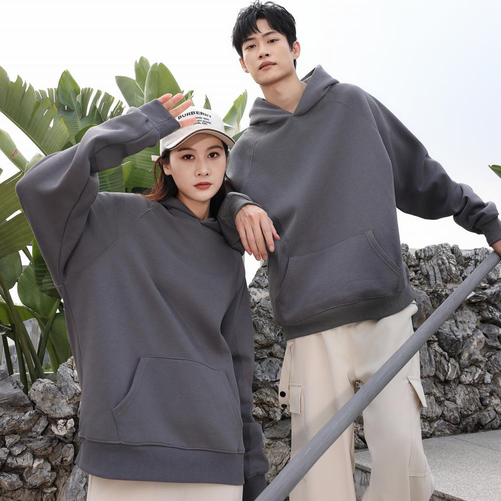 600g fleece-forrado super pesado sal serie estilo perezoso suéter con capucha oversize Batwing manga Sudadera con capucha al por mayor