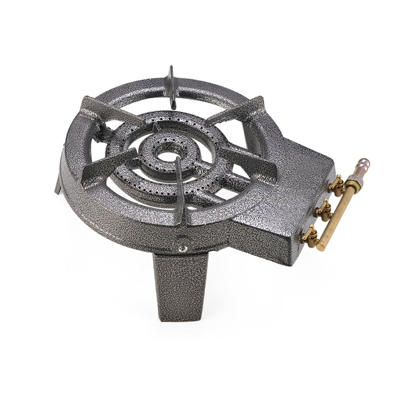Estufas de hierro cruzado transfronterizas con múltiples cabezas de horno al aire libre camping portátil estufa de gas de fuego rápido estufa de horno de hierro fundido de ahorro de energía estufa de cabezas de horno