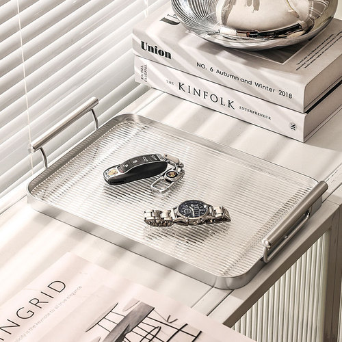 New Nordic style household acrylic tray creative plate high-end fashion tea tray dessert tray wholesale