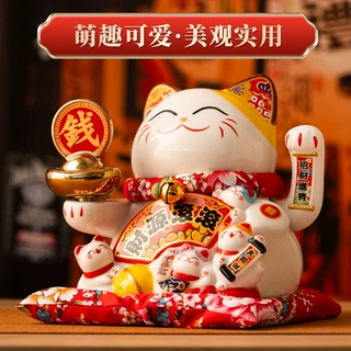 开业送礼创意家居开业书房客厅 招财猫 乔迁自动摆件大吉发财摇手