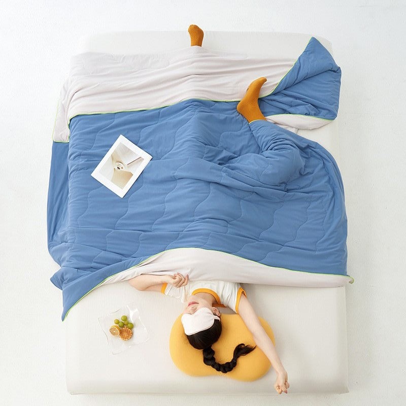 Ice Cream Cooling Summer Quilt,Light Luxury Class AMother And Baby Air Conditioning Quilt,High-end Gift Summer Cooling Quilt170g Jin Ammonia Cooling Quilt
