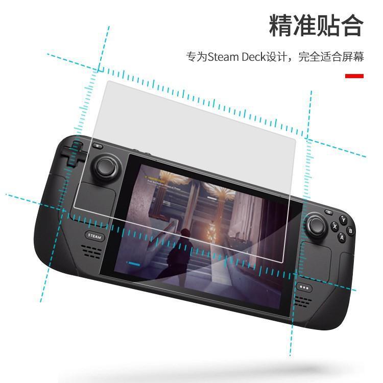 Steam Deck oled 強化フィルムに適しています SteamDeck ゲームコンソール保護フィルム HD 暴動防止フィルムに適しています|undefined