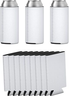 Can Cooler�F؛��ɫơ����Blank White For Sublimation Quality