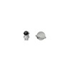 Astronaut, small design asymmetrical earrings, silver 925 sample, trend of season, light luxury style, cat's eye