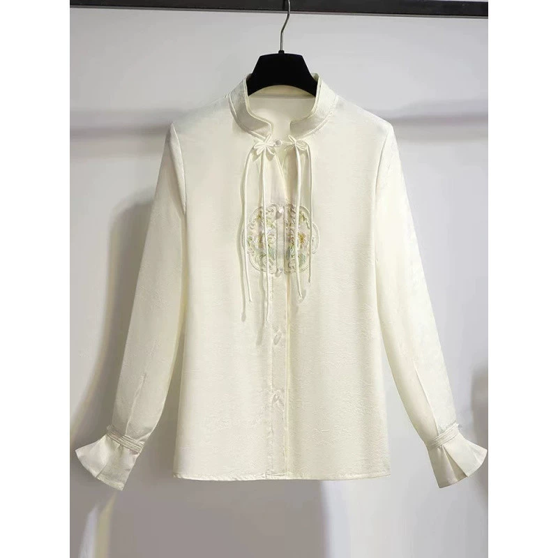 Z1H новый костюм в стиле шинуазри женская одежда 2024 новинка ранней осени полный комплект высокого класса, популярный в этом году