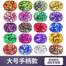 花球手拿花手花啦啦操花球拉拉队花球广场舞彩球手花工厂跨境一件