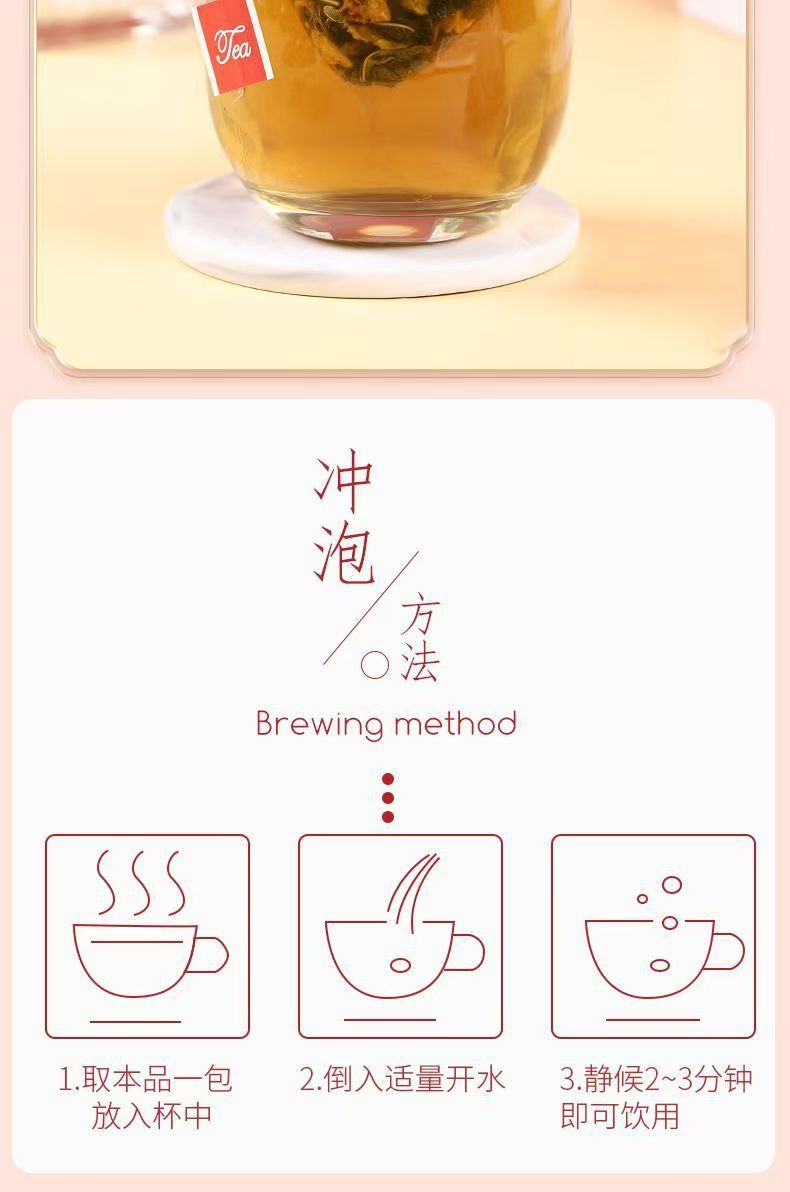 Mulberry Leaf & Double Melon Tea (桑叶双瓜茶) — Bitter Melon & Winter Melon Peel Herbal Tea Bags preparation