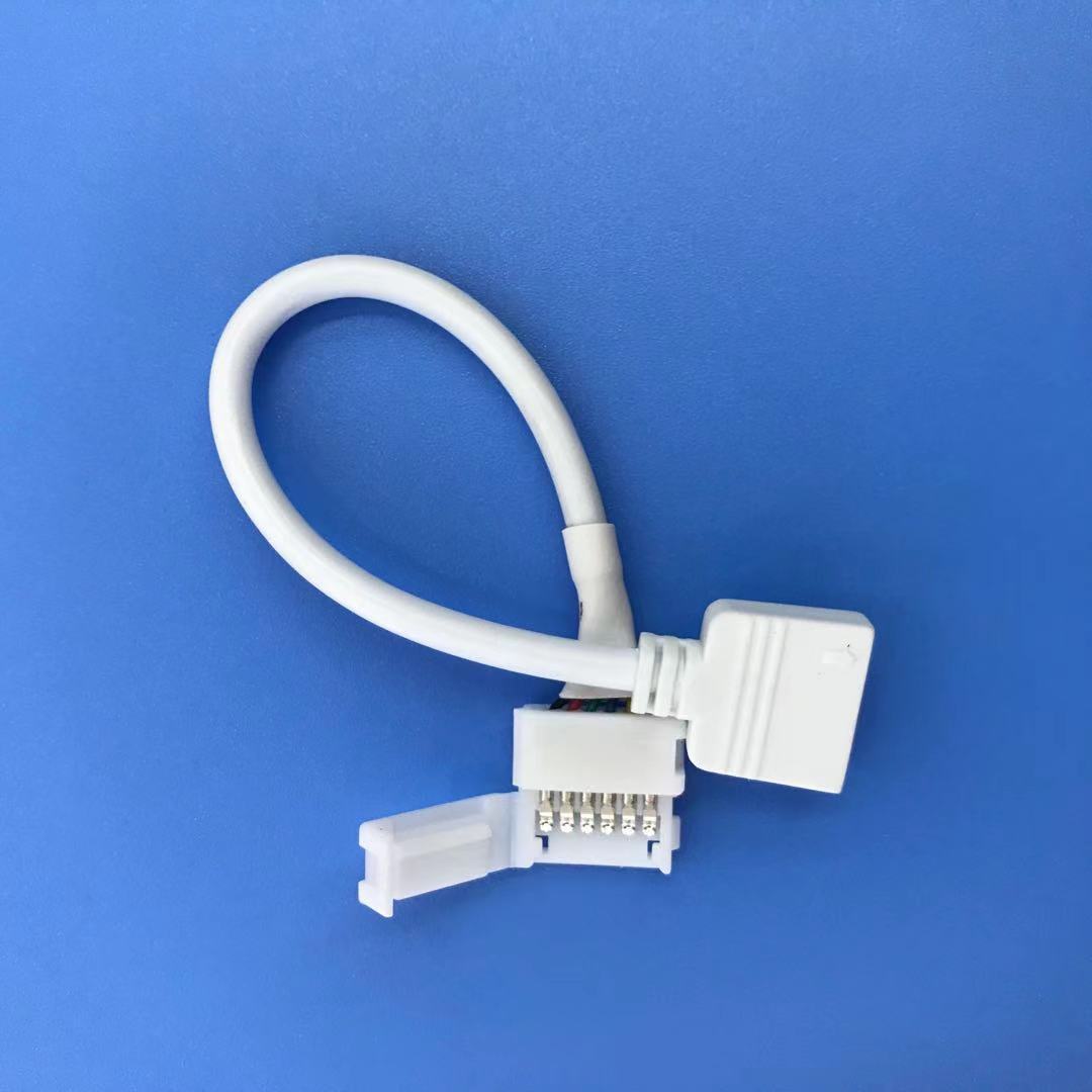 6p Buckle 6pin Light belt Connecting line RGBWC Light Wire