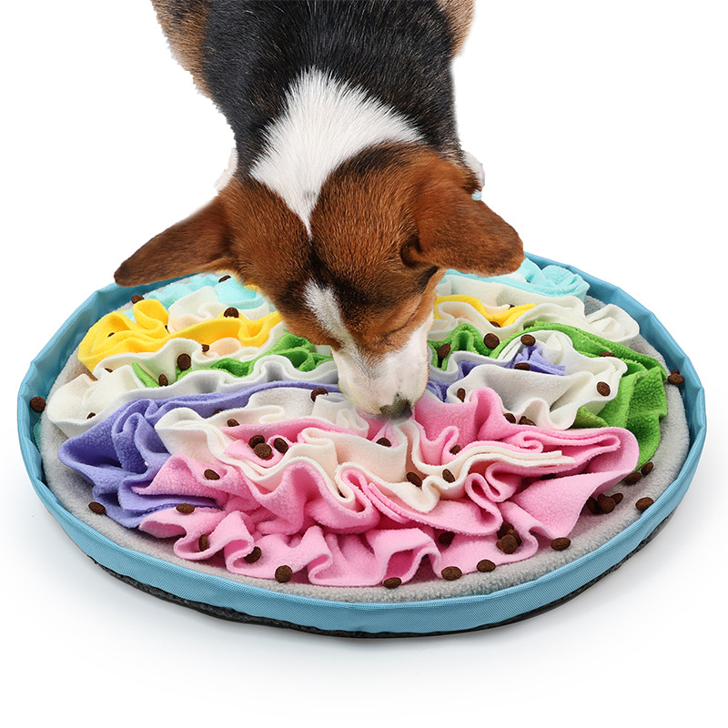 Pet Scent Mat Double Layer Dog Food Storage Interactive Toy Stress Relieving Educational Sense Of Smell Improvement_voghion.com