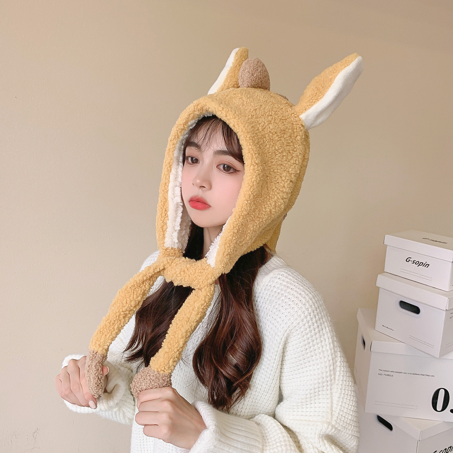Korean Dinosaur Hat And Scarf One-piece Wholesale Nihaojewelry display picture 15