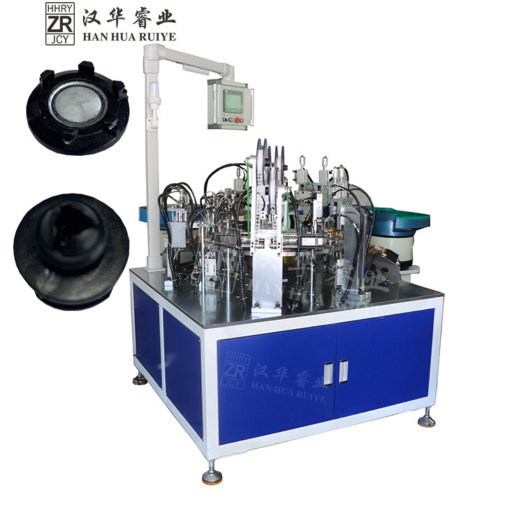 防 水透气阀冲切膜 焊膜 装盖全自动组装一体机 可按客人产品做