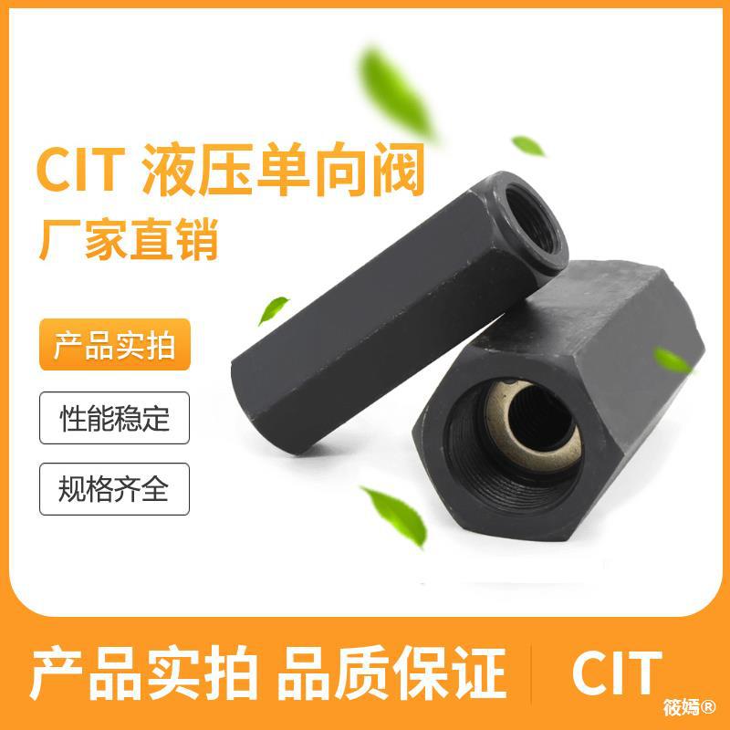 CIT Through one-way valve CIT-02/03/04/06/08 high pressure Hydraulic pressure Hydraulic Check valve Check valve