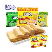 lipo面包干饼干小包装办公室儿童解馋小零食休闲食品小吃大礼包