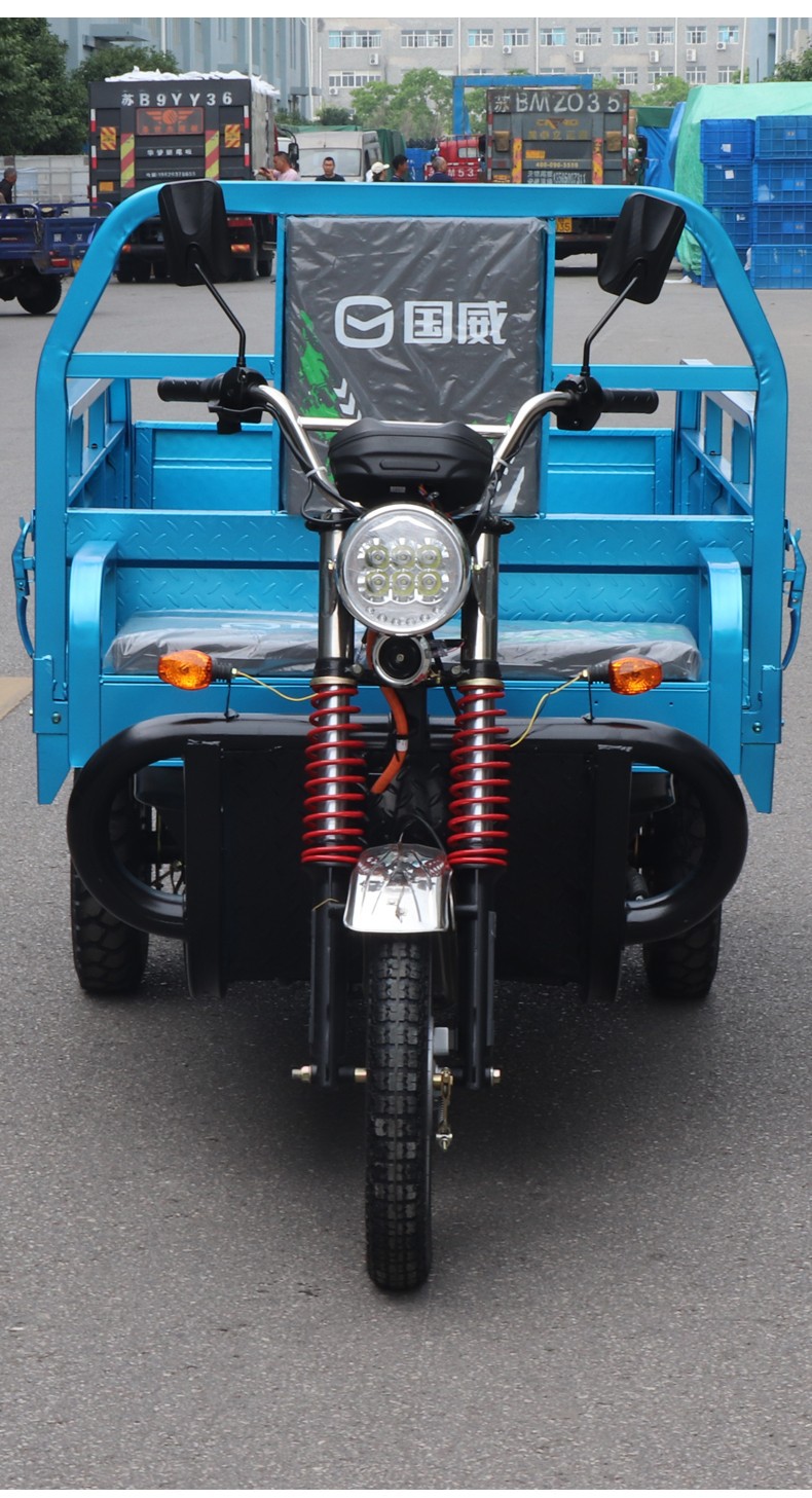 2.0*1.2m Heavy-Duty Electric Tricycle Mobility Scooter 60-72V Export