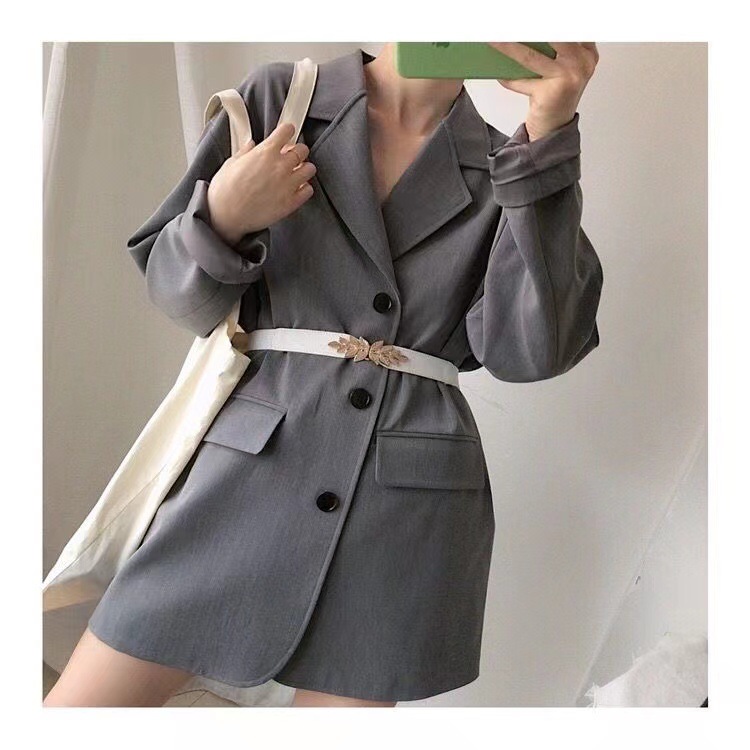 Simple Style Leaves Pu Leather Elastic Band Women's Leather Belts 1 Piece display picture 2